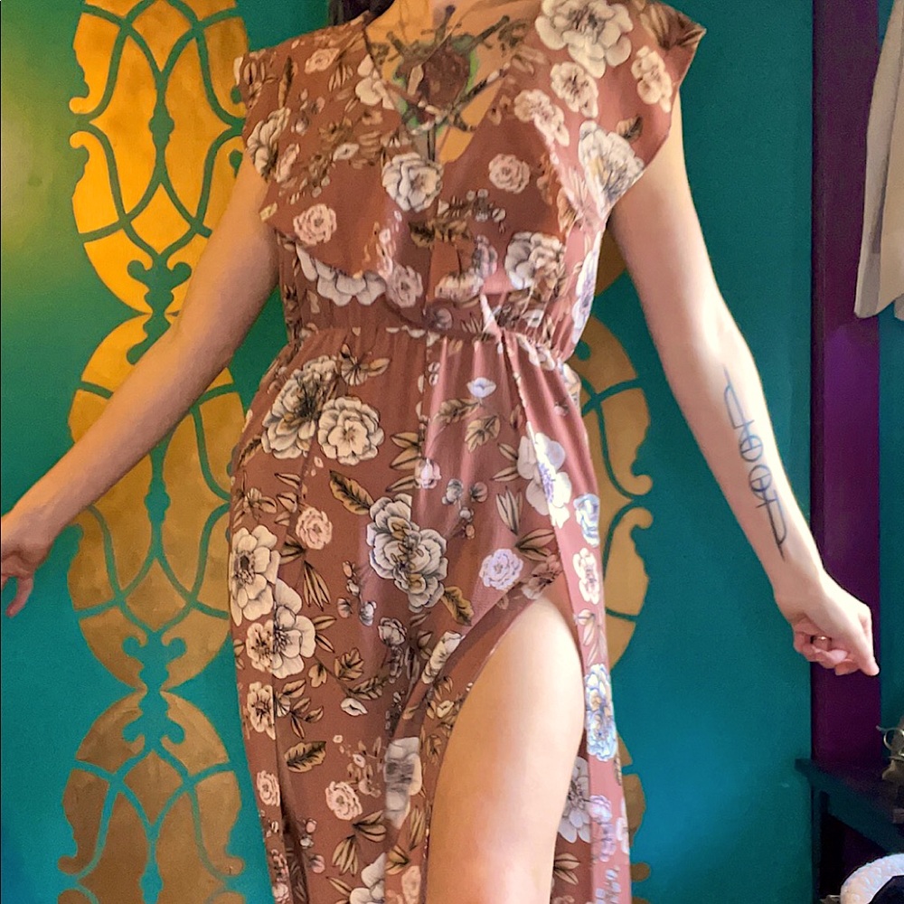 Boutique Slit pant romper